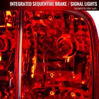 Spec'D Tuning Products - Spec-D 2005-2009 Ford Mustang Sequential Tail Lights (Chrome Housing/Red Lens) - Image 1