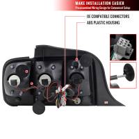 Spec'D Tuning Products - Spec-D 2005-2009 Ford Mustang Sequential Tail Lights (Chrome Housing/Red Lens) - Image 6