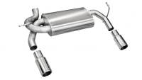 CORSA Performance - Corsa 2007-2011 Jeep Wrangler 3.8L/12-14 Wrangler 3.6L Polished Sport Axle-Back Exhaust - Image 1