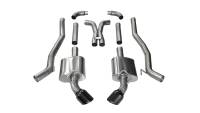 CORSA Performance - Corsa 2011-2015 Chevrolet Camaro SS 6.2L V8 Manual Black Xtreme 3in Cat-Back - Image 1