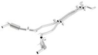 Borla - Borla 10-13 Chevy Camaro SS 6.2L V8 ATAK Catback Exhaust Incl. X Pipe works w/GFX Package - Image 1