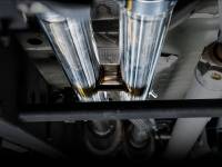 AWE Tuning - AWE 4th Gen GM 1500 6.2L 0FG Catback Split Rear Exit (w/ Bumper Cutouts) - Quad Chrome Tips - Image 7