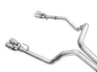 AWE Tuning - AWE 4th Gen GM 1500 6.2L 0FG Catback Split Rear Exit (w/ Bumper Cutouts) - Quad Chrome Tips - Image 15