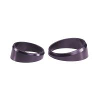 AutoMeter - AutoMeter or Autogage 2-1/16in Black Angle Rings -- 3 Pack - Image 2