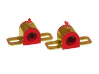 Prothane - Prothane Universal Greasable Sway Bar Bushings - 26MM - Type B Bracket - Red - Image 1