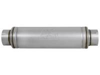 aFe Power (Advanced FLOW Engineering) - aFe ATLAS Aluminized Steel Muffler 5in Center/Center 24in L x 7in Diameter - Round Body - Image 2