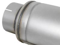 aFe Power (Advanced FLOW Engineering) - aFe ATLAS Aluminized Steel Muffler 5in Center/Center 24in L x 7in Diameter - Round Body - Image 4