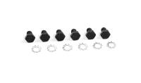 Cometic Flexplate Bolts 7/16 - 20 x 11/16" Grade 8 With Black Oxide Finish and Lock Washers