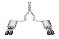 CORSA Performance - Corsa 2024-2025 Ford Mustang V8 5.0L 3in Cat-Back Exhaust System w/ Twin 4in Black Pro-Series Tips - Image 1