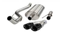 CORSA Performance - Corsa 2011-2014 Ford F-150 Raptor 6.2L V8 Black Sport Cat-Back Exhaust - Image 1