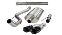 CORSA Performance - Corsa 2011-2014 Ford F-150 Raptor 6.2L V8 145in Wheelbase Black Xtreme Cat-Back Exhaust - Image 1