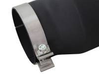 aFe Power (Advanced FLOW Engineering) - aFe MACHForce XP 5in 304 Stainless Steel Exhaust Tip 5 In x 7 Out x 12L in Bolt On Right - Black - Image 4