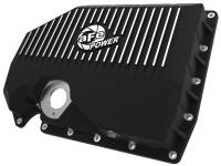 aFe 05-19 VW 1.8L/2.0L w/ Oil Sensor Engine Oil Pan Black POWER Street Series w/ Machined Fins