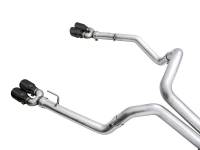 AWE Tuning - AWE 4th Gen GM 1500 6.2L 0FG Catback Split Rear Exit (w/ Bumper Cutouts) - Quad Diamond Tips - Image 8