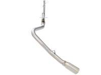 aFe Power (Advanced FLOW Engineering) - aFe MACHForce XP Exhaust 3in-3.5in SS Single Side Ext CB w/ Polish Tip 99-04 Ford F-250 V8 5.4L/6.8L - Image 2