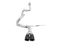 AWE Ford Focus ST Track Edition Cat-back Exhaust - Diamond BlackTips