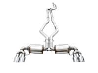 AWE 2019+ BMW M340i (G20) Non-Resonated Touring Edition Exhaust - Quad Chrome Silver Tips