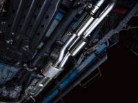 AWE Tuning - AWE 16-22 Toyota Tacoma 0FG Catback Exhaust w/ BashGuard - Dual Diamond Black Tips - Image 8