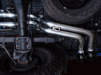 AWE Tuning - AWE 16-22 Toyota Tacoma 0FG Catback Exhaust w/ BashGuard - Dual Diamond Black Tips - Image 10