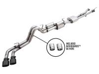 AWE Tuning - AWE 16-22 Toyota Tacoma 0FG Catback Exhaust w/ BashGuard - Dual Diamond Black Tips - Image 14