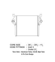 CSF Radiators - CSF 10-12 Ram 2500 6.7L OEM Intercooler - Image 2
