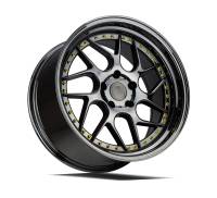 AodHan Wheels - Aodhan Wheels Rim DS01 19x10.5 5x114.3 73.1CB ET22 Black Vacuum W/ Gold Rivets - Image 3