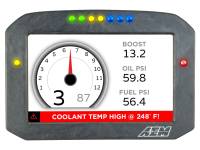AEM Electronics - AEM CD-7LG Carbon Logging Flush Digital Dash Display w/ Internal 20Hz GPS & Antenna - Image 8