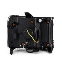 AlphaRex - AlphaRex 07-14 GMC 2500HD NOVA LED Proj Headlight Plank Style Matte Blk w/Activ Light/Seq Signal/DRL - Image 2