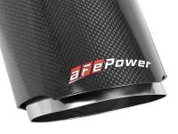 aFe Power (Advanced FLOW Engineering) - aFe MACH Force-XP 4-1/2in Carbon Fiber OE Replacement Exhaust Tips - 15-19 Dodge Charger/Hellcat - Image 4