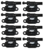 MSD Coils, Blk, Square, '14 & up GM V8, 8-pk