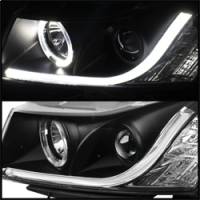 Spyder Auto - Spyder Chevy Cruze 11-14 Projector Headlights Light Tube DRL Blk PRO-YD-CCRZ11-LTDRL-BK - Image 2