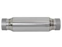 aFe Power (Advanced FLOW Engineering) - aFe MACH Force-Xp 409 SS Resonator 3in. Inlet/Outlet / 4in. Diameter / 12in. Body / 16in. Length - Image 2
