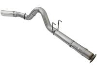 aFe Power (Advanced FLOW Engineering) - aFe LARGE BORE HD 5in 409-SS DPF-Back Exhaust w/Polished Tip 2017 Ford Diesel Trucks V8 6.7L (td) - Image 4