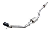 AWE 20-21 Jeep Gladiator JT 3.6L Tread Edition Cat-Back Single Side Exhaust - Diamond Blk Ti