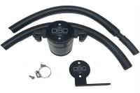 J&L Oil Separator Co - J&L 13-18 Ford Focus ST Front Oil Separator 3.0 - Black Anodized - Image 1