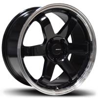 Avid.1 Wheels - Avid.1 Wheels Rim AV-06 18x8.5 5X114.3 ET35 73.1CB Gloss Black/Polished Lip - Image 2