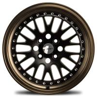 Avid.1 Wheels Rim AV-12 15x8.0 4x100 ET25 73.1CB Matte Black/ Bronze Lip
