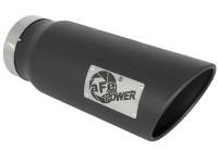 aFe MACH Force-Xp 5in In x 6in Out x 15in L Bolt-On 409 SS Exhaust Tip - Black