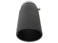aFe Power (Advanced FLOW Engineering) - aFe MACH Force-Xp 5in In x 6in Out x 15in L Bolt-On 409 SS Exhaust Tip - Black - Image 2