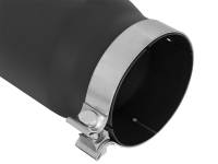 aFe Power (Advanced FLOW Engineering) - aFe MACH Force-Xp 5in In x 6in Out x 15in L Bolt-On 409 SS Exhaust Tip - Black - Image 3