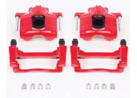 PowerStop 08-16 Chrysler Town & Country Front Red Calipers w/Brackets - Pair
