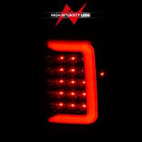 ANZO Headlights, Tail Lights and More  - ANZO 1993-1997 Ford  Ranger LED Tail Lights w/ Light Bar Black Housing Clear Lens - Image 2