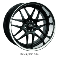XXR Wheels Rim 526 20x10.5 5x114.3/5x120 ET35 73.1CB Black / SSC