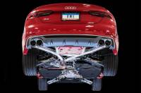 AWE Tuning - AWE Audi B9 S5 Coupe 3.0T Track Edition Exhaust - Diamond Black Tips (102mm) - Image 2