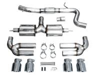 AWE Tuning - AWE 22-24 Audi 8Y S3 Touring Edition Exhaust - Chrome Silver Tips - Image 13
