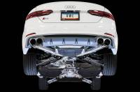 AWE Tuning - AWE Audi B9 S5 Sportback Track Edition Exhaust - Non-Resonated (Black 102mm Tips) - Image 5