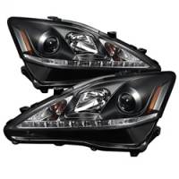 Spyder Auto - Spyder Lexus IS 250/350 2006-2010 Projector Headlights DRL Black PRO-YD-LIS06-DRL-BK - Image 2