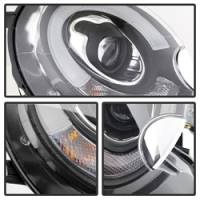 Spyder Auto - Spyder Mini Cooper 2007-2012 Projector Headlights Halogen Model Only - DRL Black PRO-YD-MC07-DRL-BK - Image 4