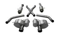 Corsa 2012-2013 Jeep Grand Cherokee 6.4L V8 Black Sport Cat-Back Exhaust