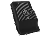 aFe Power (Advanced FLOW Engineering) - aFe 17-24 Ford F-150 10R60/10R80 Pro Series Rear Transmission Pan Black w/ Machined Fins - Image 2